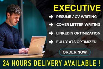 write and upgrade your resume, cv, cover letter, linkedin profile