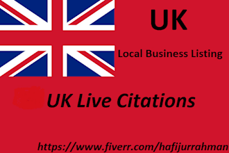 create UK live citations for local business listing