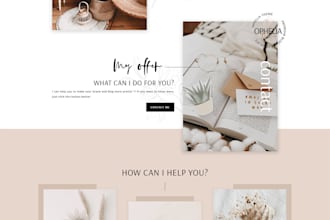 create clean and responsive wordpress website