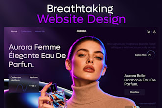 do modern website design and figma website ui ux design