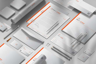 do logo business card letterhead full business stationery items invoice design