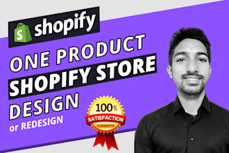 create one product shopify store, shopify dropshipping store