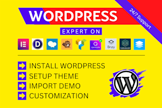 install wordpress customization themeforest theme setup your wordpress website