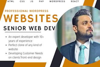 develop  professional parallax wordpress website design for your business