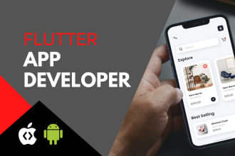 develop ios and android mobile app using flutter