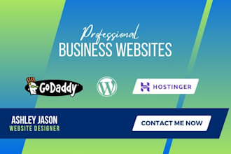 godaddy website clone website revamp wordpress website hostinger website design