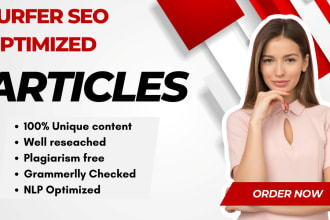 write surfer SEO optimized articles or blog posts using jasper ai