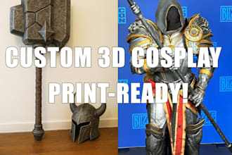 make cosplay models for 3d printing
