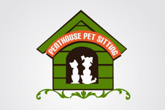 do create an amazing pets house logo within 14 hours