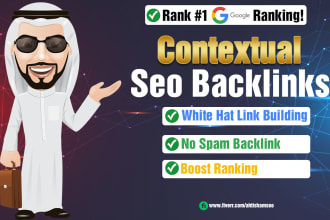 do SEO high quality backlinks and authority contextual white hat link building