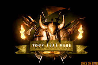 create Stunning Spartans LOGO reveal