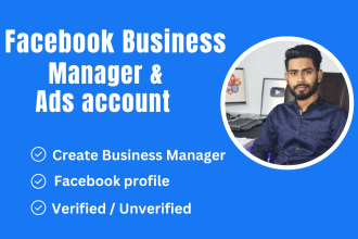 create new facebook business manager with ads account