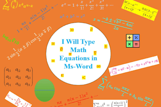 type math equations in ms word