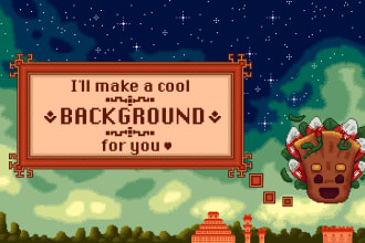 make a cool background