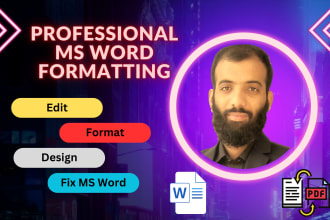 edit, format, and create ms word document