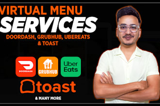 make doordash virtual menu with modifiers for you