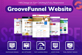 design groove funnel, groove pages, groove sale page and groove membership sites