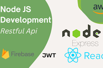 do react node developer nodejs api services, api development