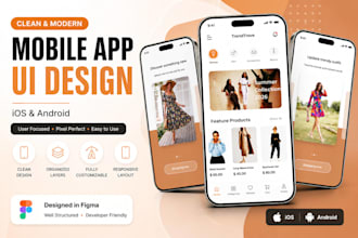 design a premium ios or android app UI in figma