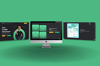 create your website using react js and animated with framer motion
