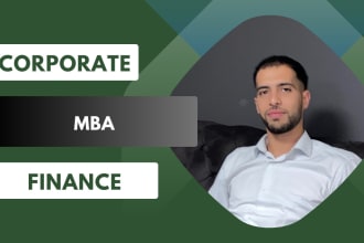 be your managerial accounting, corporate finance and banking tutor