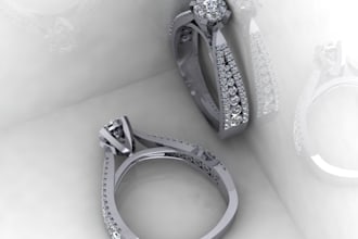 make 3d model of your desired jewelry precisely