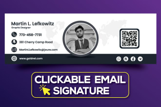 create clickable gmail signature or html email signature