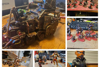 paint and base your warhammer or other gaming minis