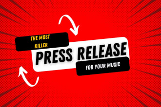 write you a killer press release for your next music release
