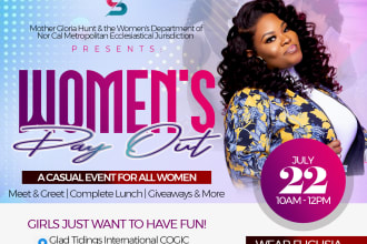 create exceptional church or event flyer design