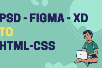 convert figma to html, psd to html