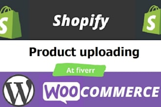 upload and list product in your woocommerce shopify store