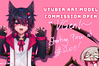 make vtuber art model