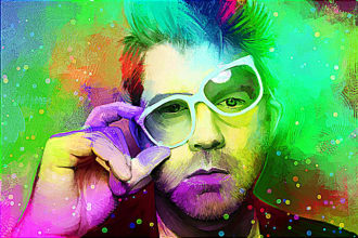 draw an abstract portrait from your photo