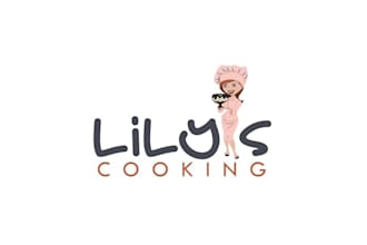 design premium minimal smart home cooking logo fast delivery