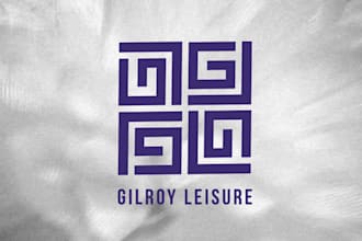 design unique leisure logo with satisfaction guaranteed