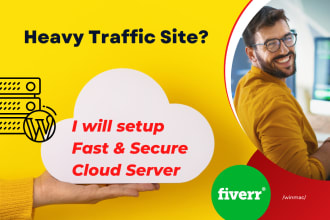 backup, migrate, fix server issues of any cloud server of heavy traffic site