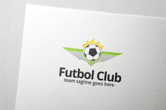 design modern fantasy football soccer sports team logo