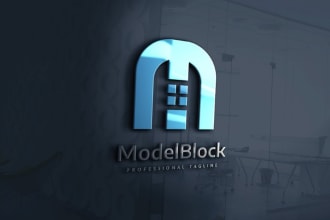 do realistic office interior 3d logo mockups