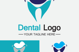 design creative dental logo for you in just 1 day