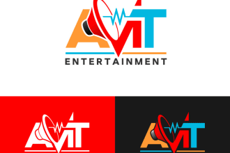 do elegant entertainment logo design with unlimited revision