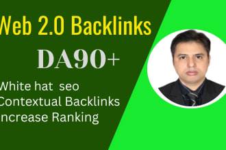 manually  provide web 2 0 backlinks to high da sites