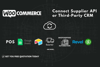 build woocommerce sync with supplier API