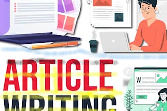 write SEO optimized articles and blog posts