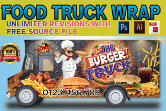 do professional food truck wrap, food truck, or food trailer wrap