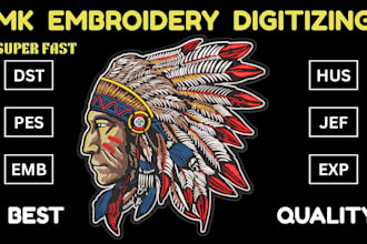 do embroidery digitizing,logo digitize any image for embroidery into dst,pes,emb