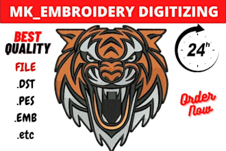 do embroidery digitizing logo digitize image for embroidery into dst design file