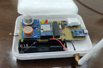 do iot projects with esp32, lora, GSM, gps, mqtt, firebase, esp32cam, and sensor