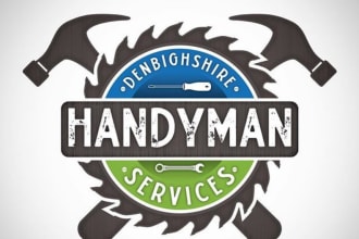 do elegant handyman logo design with unlimited revision