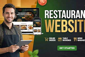 design a restaurant website with online food ordering reservation system
